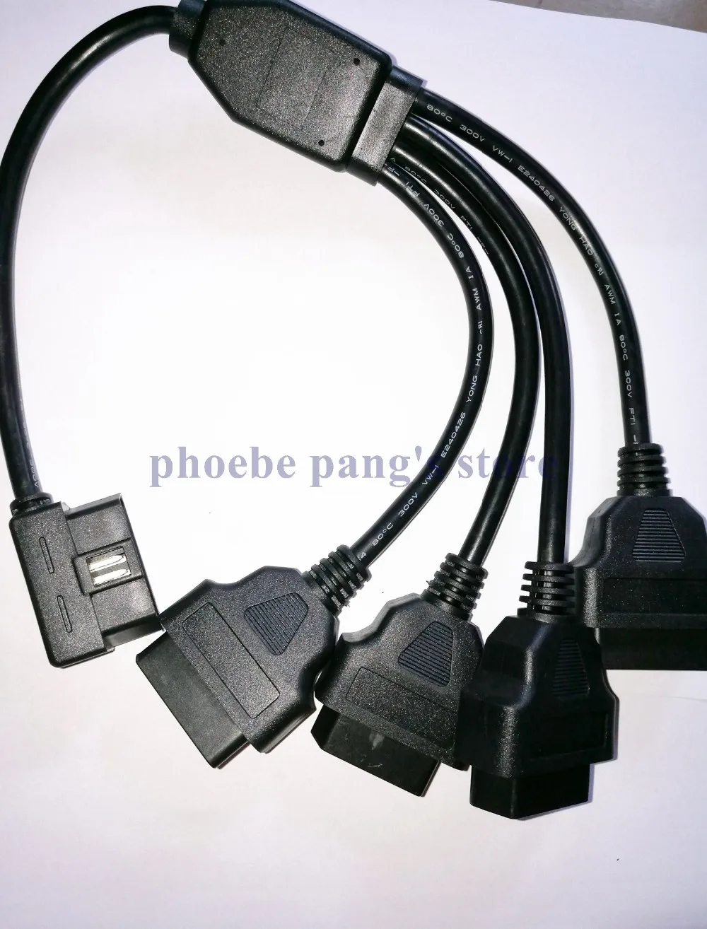 OBDII OBD 2 OBD-II OBD2 от 1 м до 4F 90 градусов прямой угол 16 Pin удлинитель папа 4 Женский