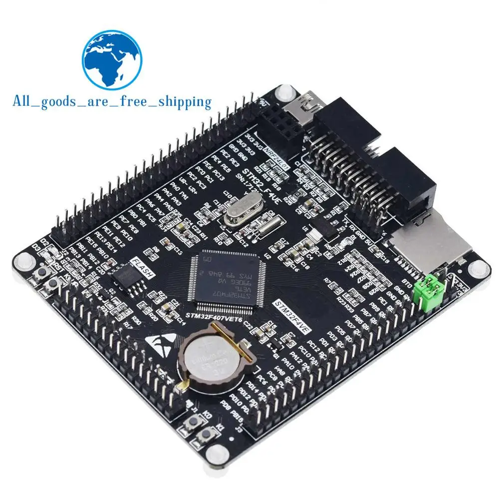TZT STM32F407VET6 макетная плата Cortex-M4 STM32 минимальная системная обучающая плата ARM основная плата