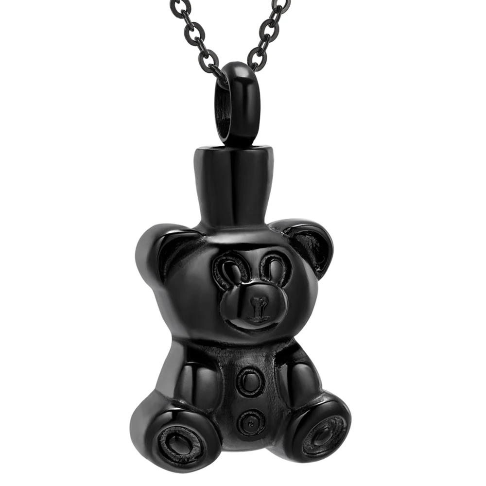 MiniCremation нержавеющая сталь Cute Bear на урнир погребальный пепел подвеска-сувенир