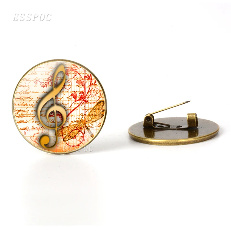 Аксессуары для одежды брошь в форме музыкальной ноты заколки музыкальный символ