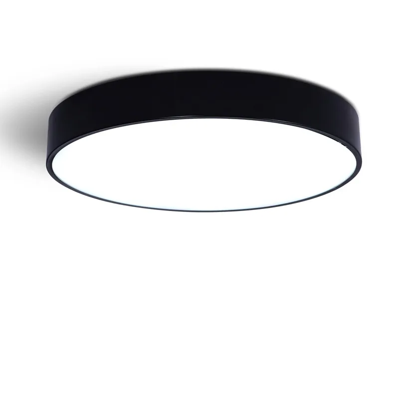 Простой современный светодиодный круглый потолочный светильник для гостиной