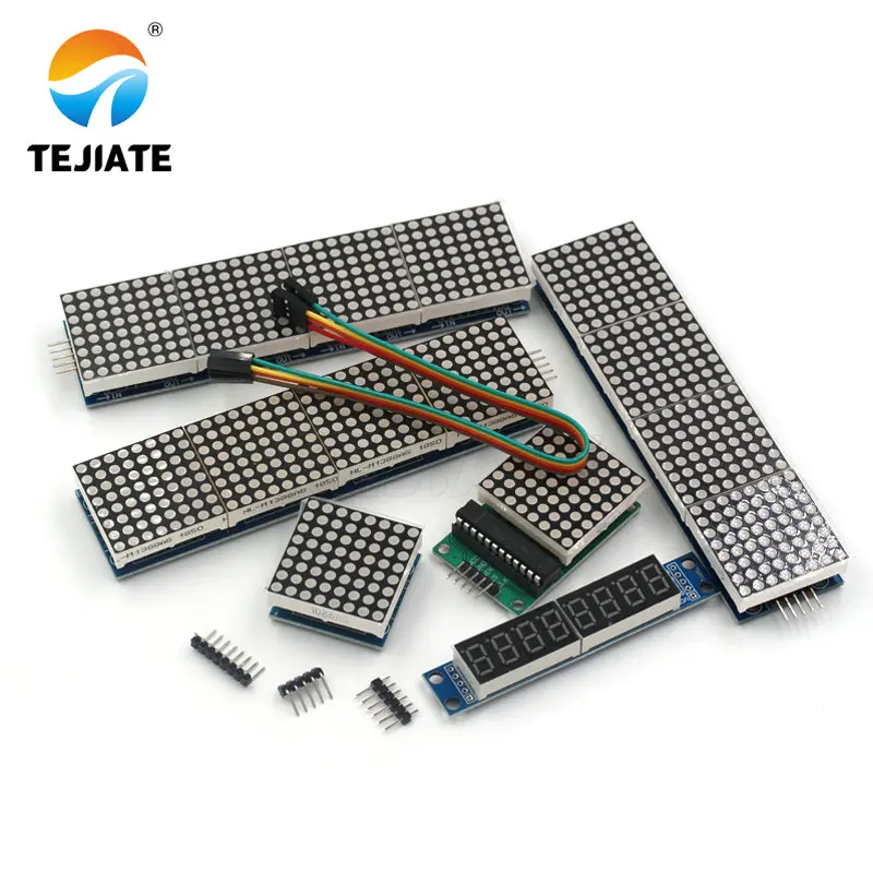 Модуль точечной матрицы MAX7219 для Arduino устройство управления микроконтролем 4 в
