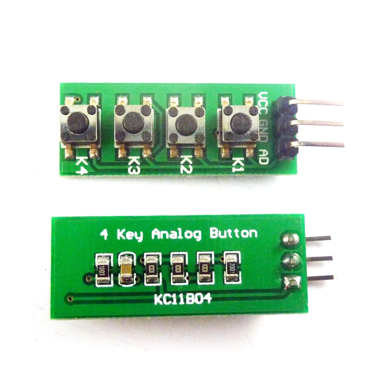 1x4 4 клавишная аналоговая кнопочная клавиатура модуль Mcu плата для Arduino