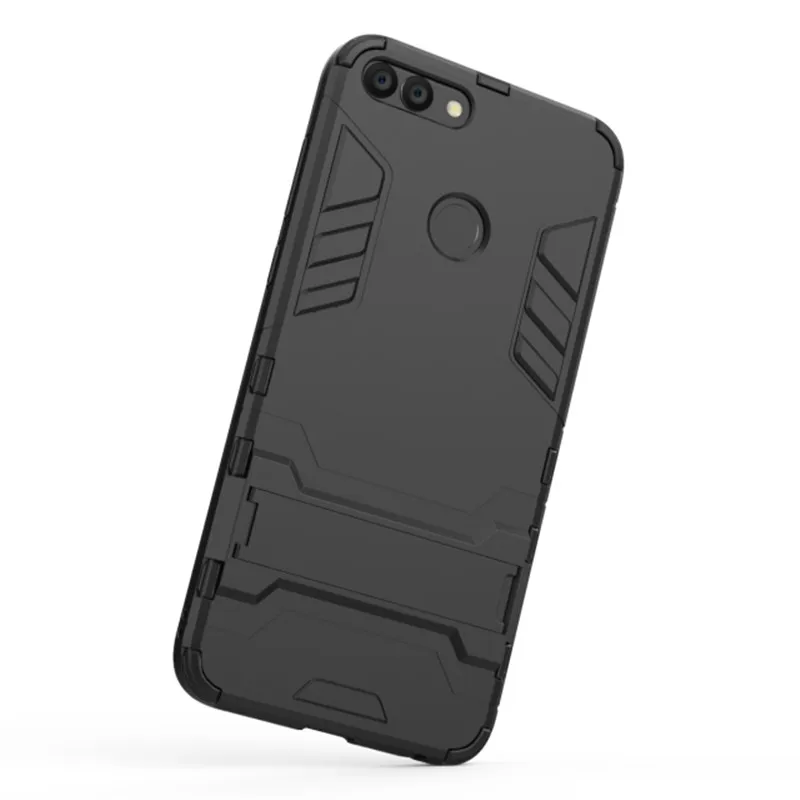 Для Huawei P Smart Cover случае Железный человек подставка держатель жесткий чехол для