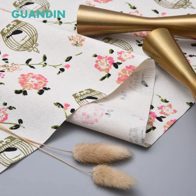 GUANDIN 100х150см новинка 2019 мультяшная Геометрическая серия хлопок лен ткань для
