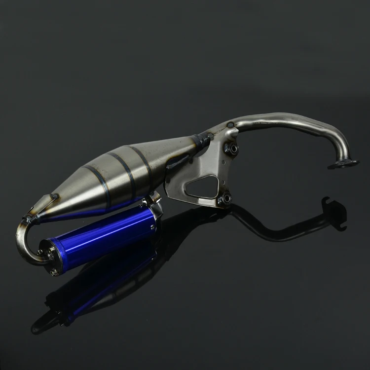 

Blue Motorcycle Stainless Steel Exhaust Pipe and Full Muffler System For ZX50