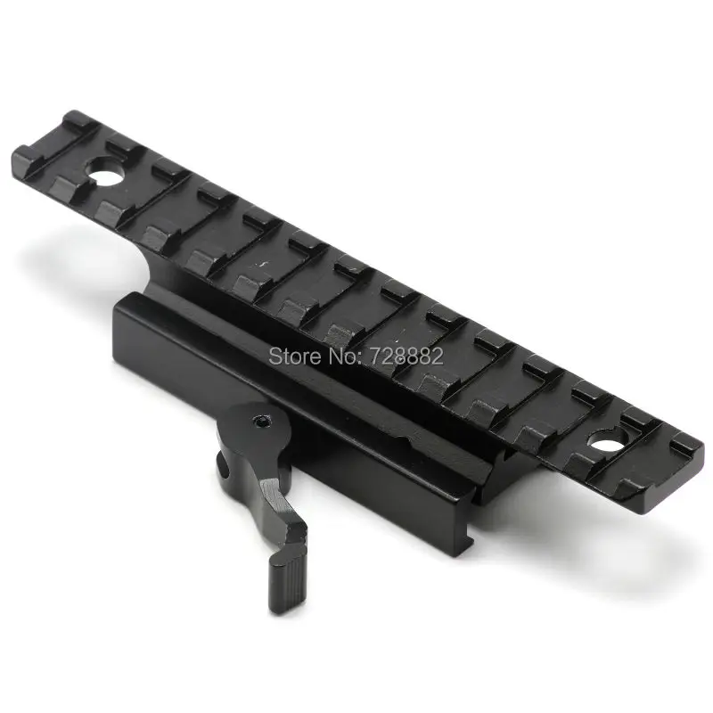 Быстросъемный Адаптер для крепления на рельсах Пикатинни конвертер QD прицела