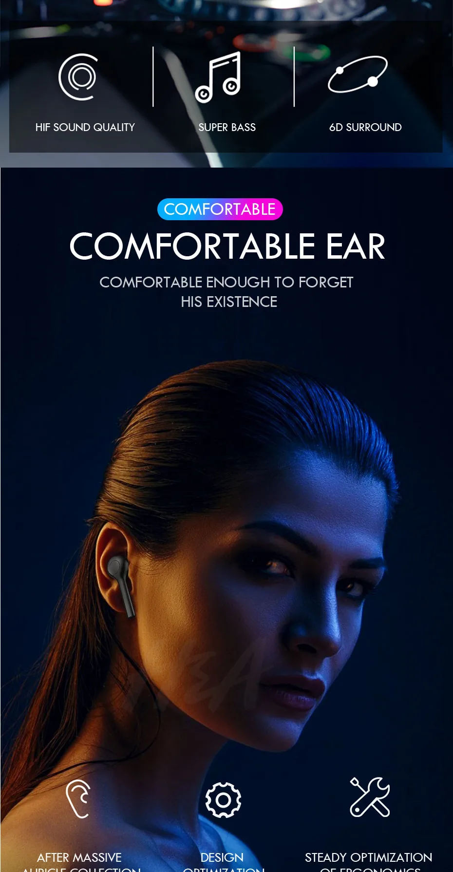 Bluetooth 5,0 наушники стерео Hifi бас наушники портативная шумоизолирующая гарнитура Беспроводные супер чистые наушники с микрофоном