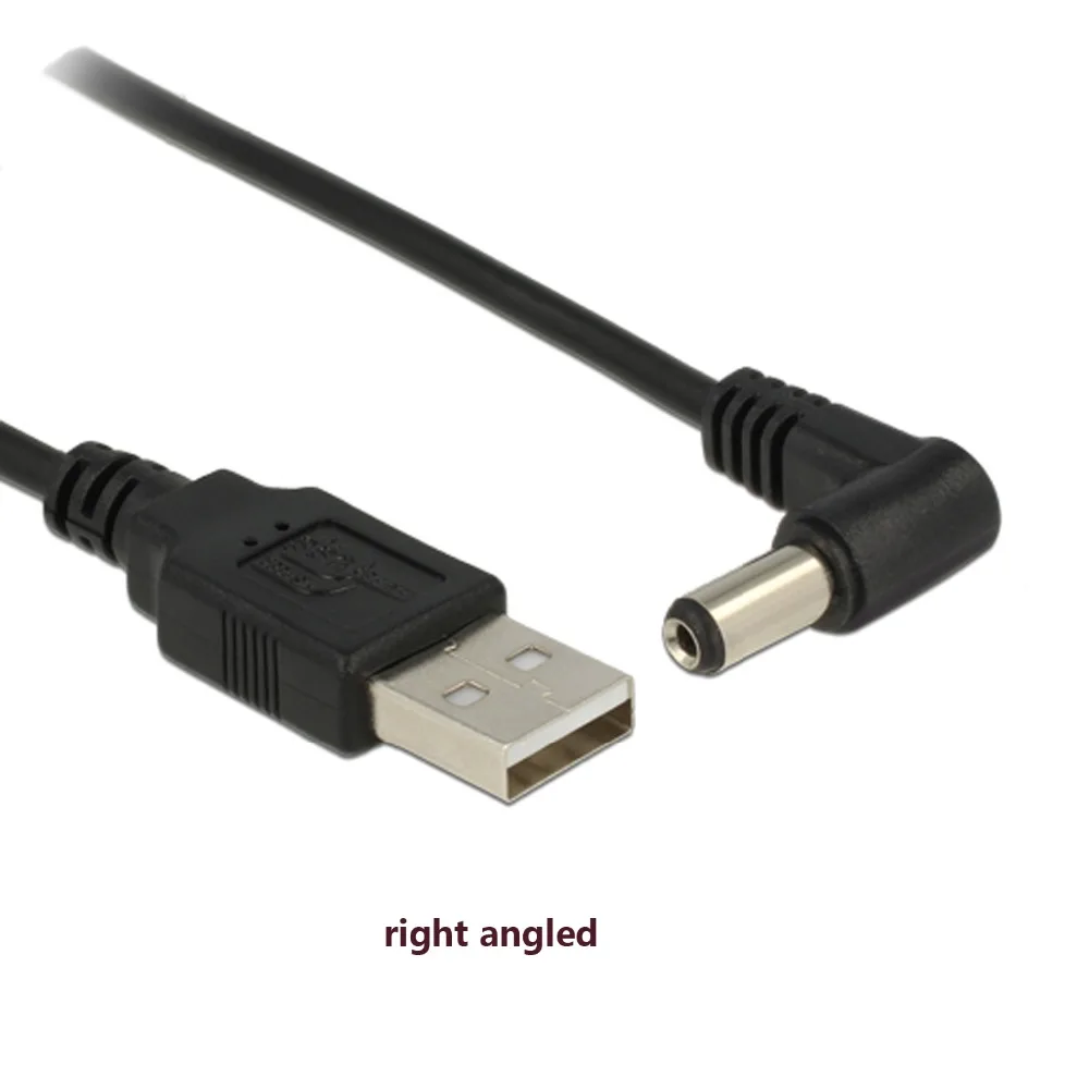 Chenyang 80 см USB 2 0 Тип A Разъем папа под прямым углом 90 градусов 5 5x2 1 мм в постоянного
