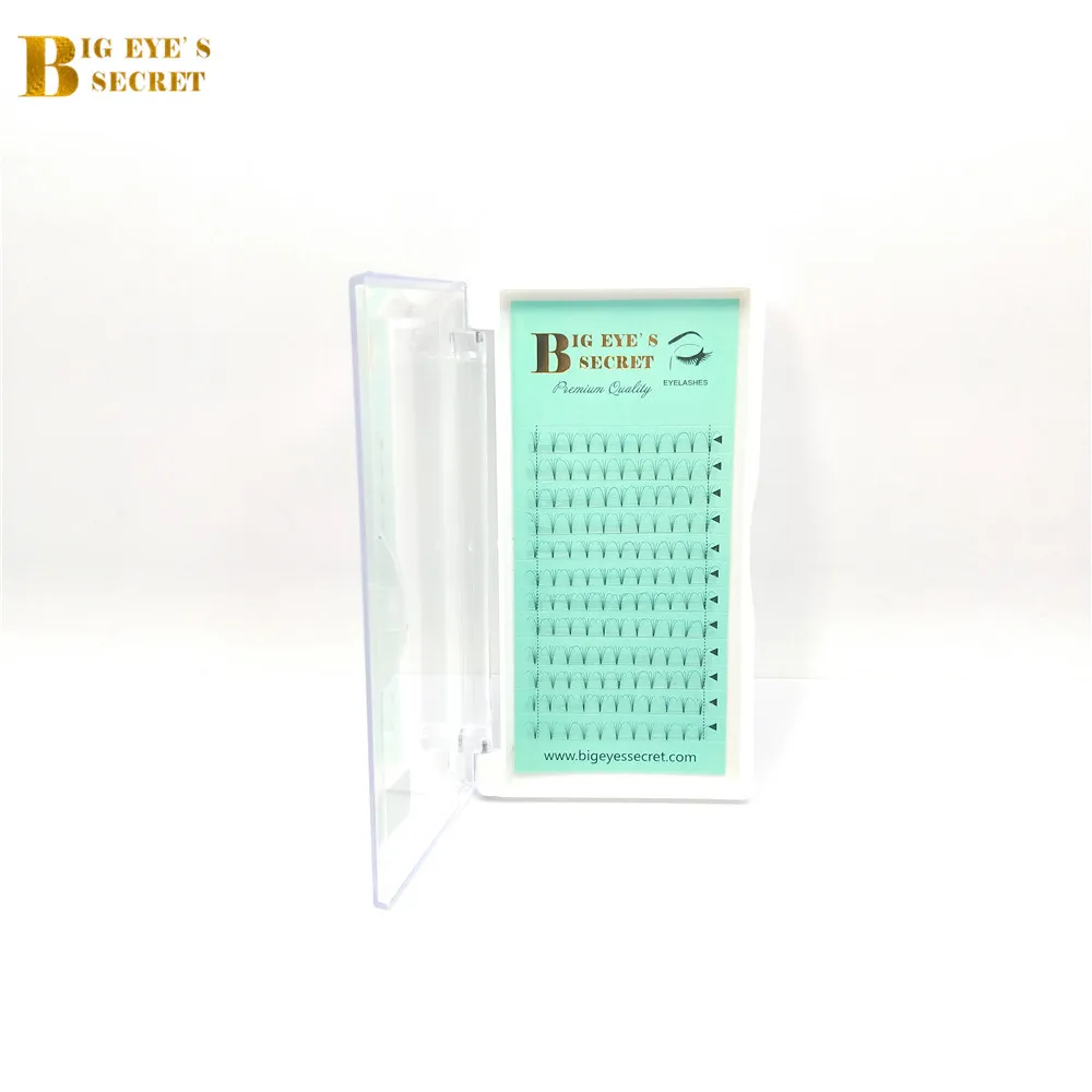 

Big Eye's Secret 4D Eyelashes Extension Short Stem Pre made Fans Lash Hot Selling Eyelash Individual Extensions free shipping