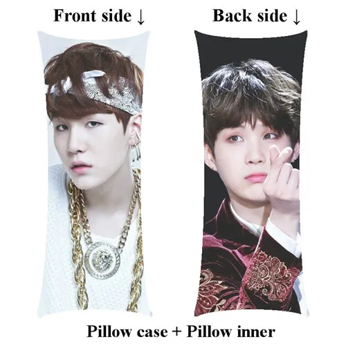 pillow Новая SUGA обнимающая длинная подушка включает внутреннюю Bangtan мальчиков мин Юн Ки тела подушку настроить - Цвет: pillow