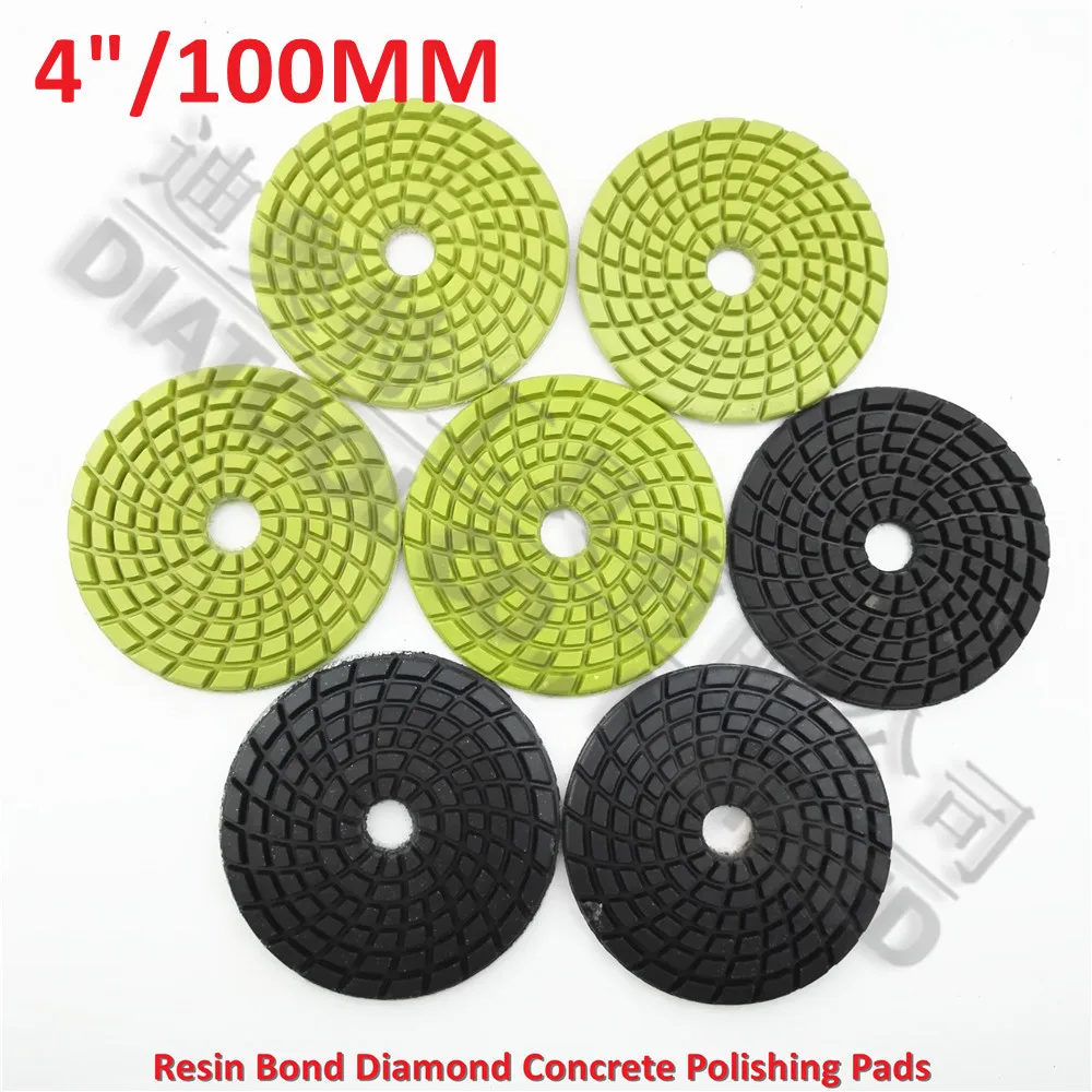 Алмазные полировальные диски DIATOOL 4 дюйма 7 наборов/84 шт. восстанавливающие для