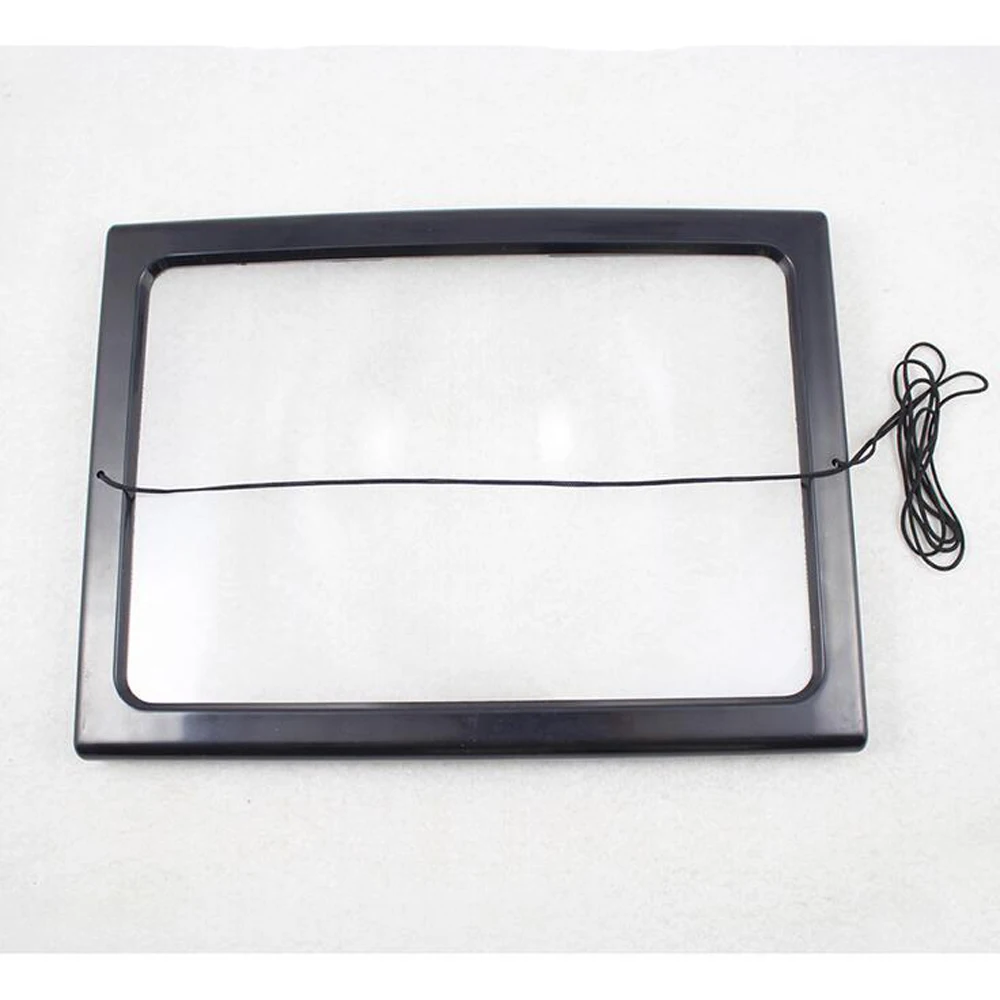 Large A4 Full Page Hands Free Magnifying Glass Sheet 4LED Magnifier W/ Neck Cord | Инструменты