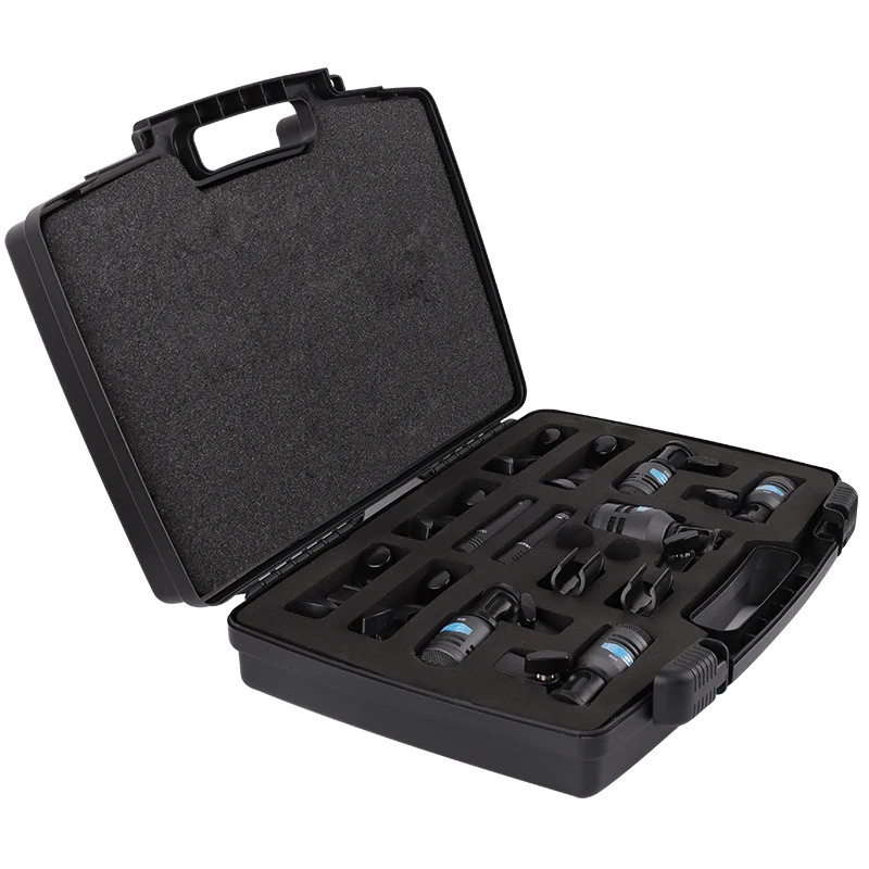 Профессиональный набор микрофонов для ступенчатых барабанов Alctron T8700II|Микрофоны|