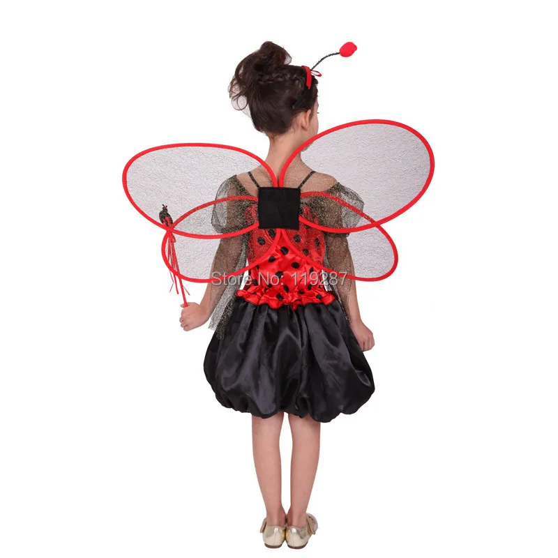 Шанхай история! Хеллоуин Мишка Божья коровка сказочный костюм дети в детском