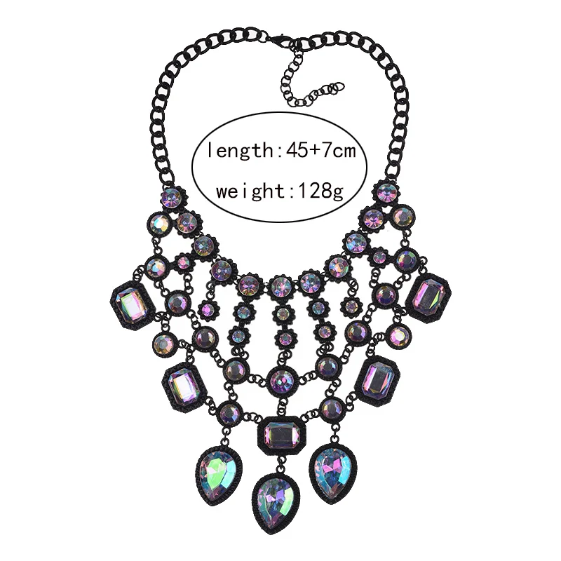 Women Luxury Multicolor Long Necklace Tassel Femme Vintage Maxi Statement Neckalce Pendant Beads Collier Fashion Jewelry | Украшения и