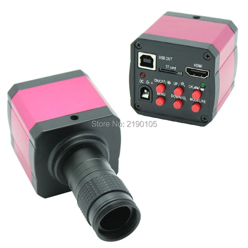 HD 14MP HDMI 720P USB цифровой промышленный видео осмотр микроскоп камера набор tf карта