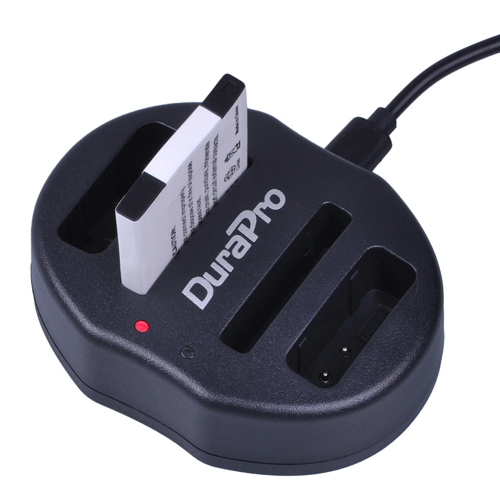 DuraPro 2 шт. 900 мАч NB-11L NB11L NB 11L Аккумулятор для камеры + USB двойное зарядное устройство