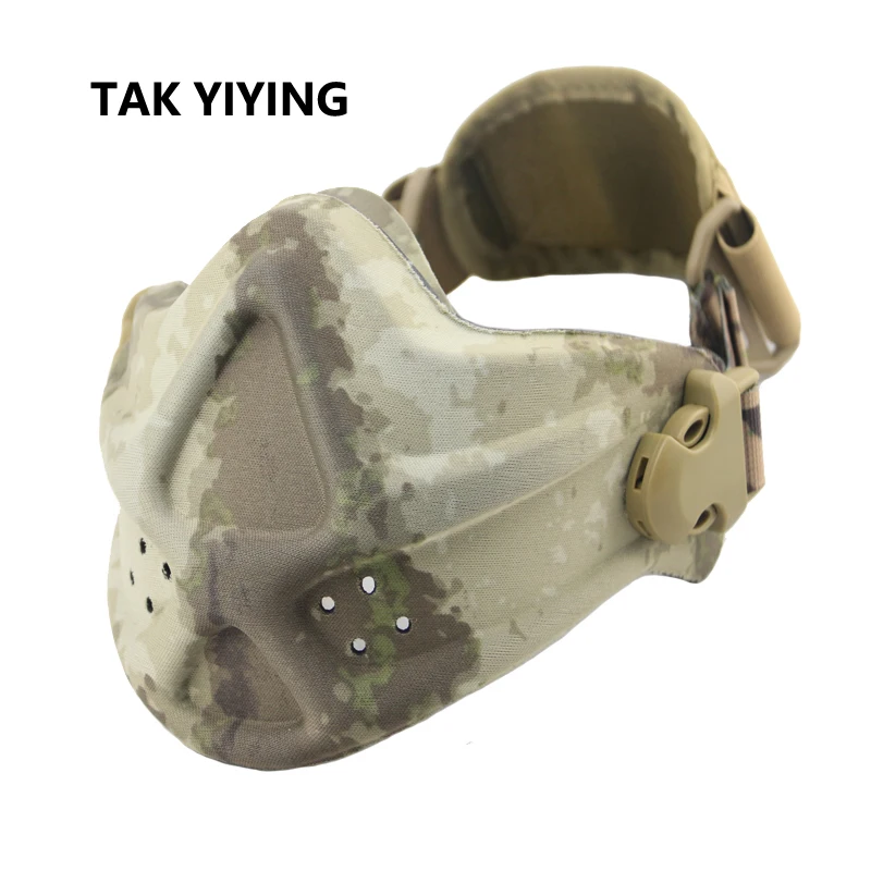 Тактическая Маска для лица TAK YIYING военная страйкбольная маска защиты рта