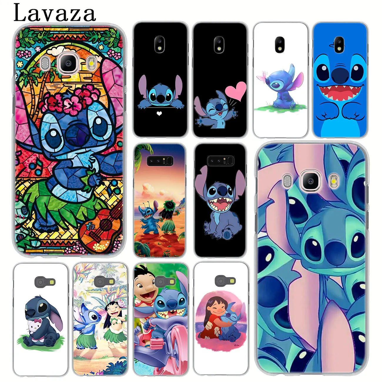 Милый жесткий чехол для телефона Lavaza Lilo Stitch Samsung Galaxy J8 J7 Duo J6 J5 J4 Plus 2018 2017 2016 J2 J3 Prime