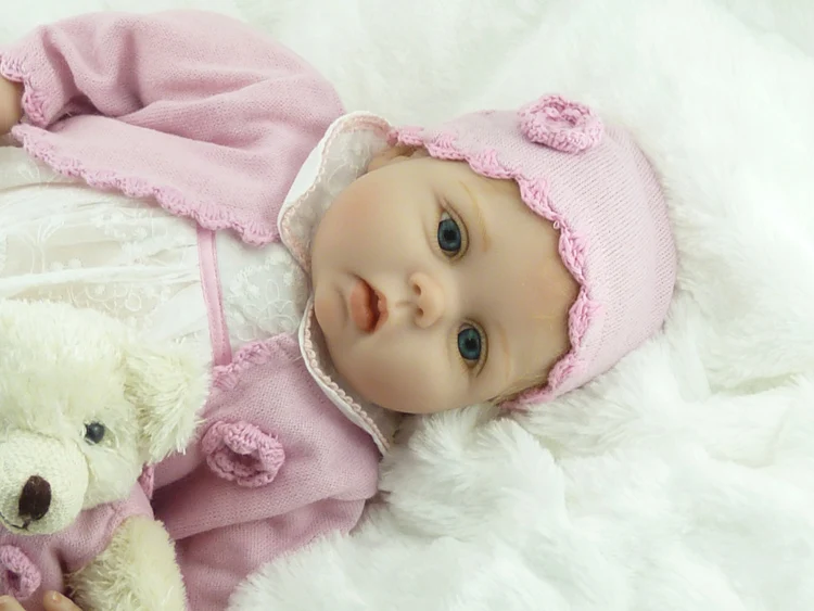 22 дюйма мягкие виниловые силиконовые куклы Reborn Baby Real Alive для новорожденных