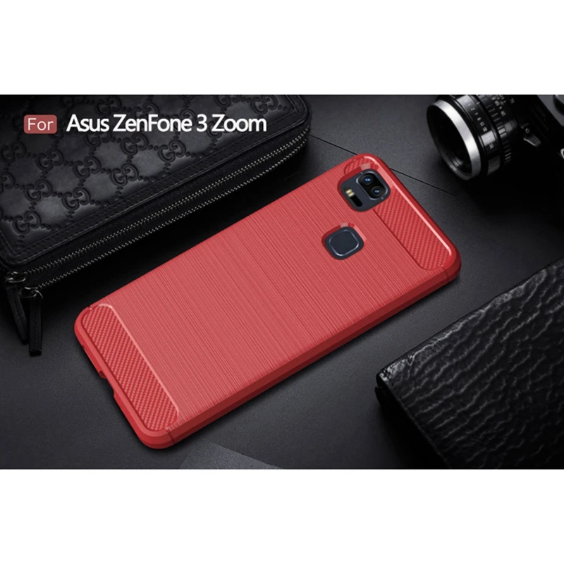 Чехол для Asus Zenfone 3 Zoom Ze553kl на Премиум оригинальный силиконовый гибридный мягкий