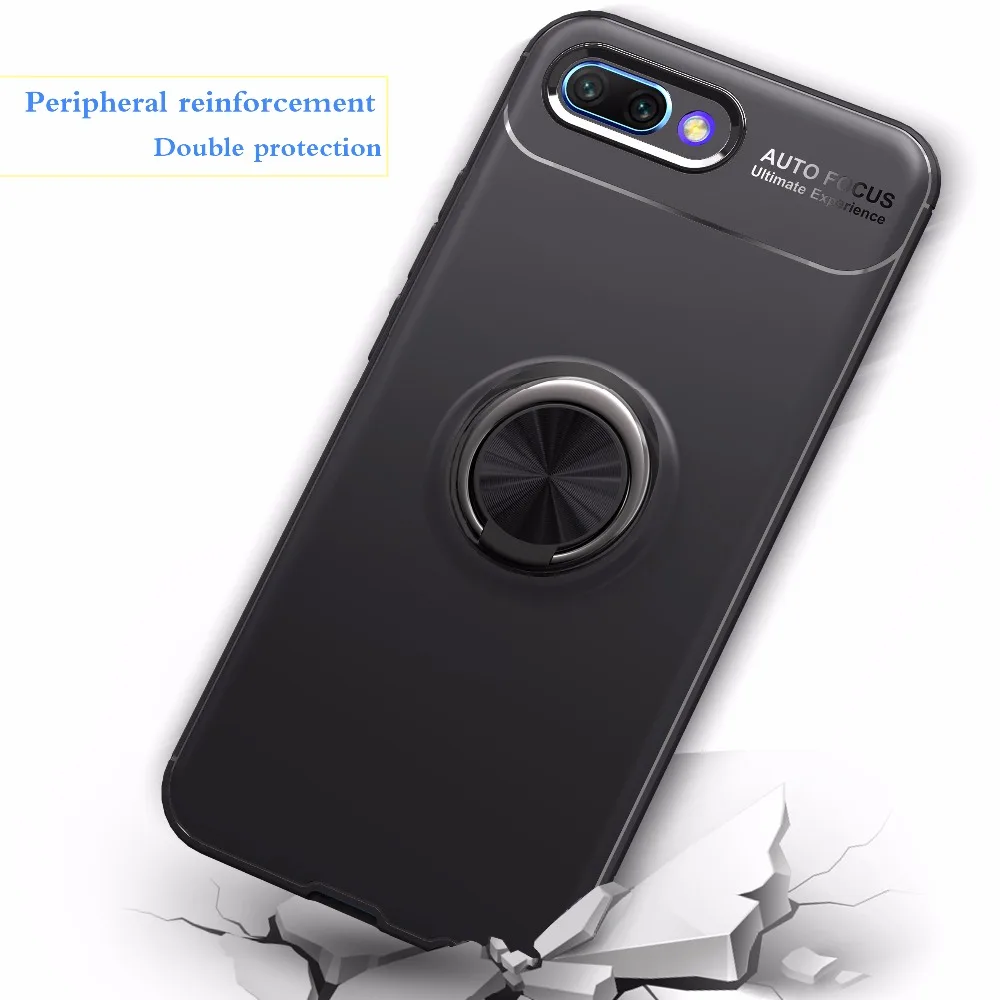 FGHGF кольцо чехол для huawei Honor 10 9 lite 8X Play Fundas Shell Ультра тонкий мягкий силиконовый |