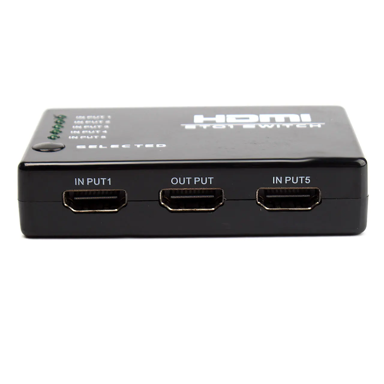 5 портов Full HD Пульт дистанционного управления 1080P 3D HDMI Переключатель Селектор в 1