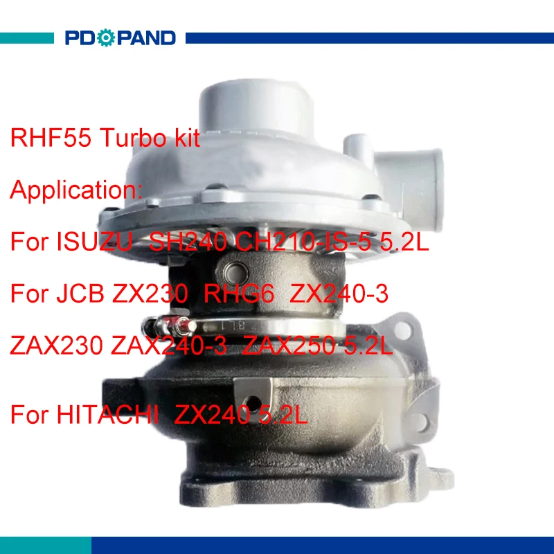 Фонарь RHF55 для ISUZU SH240 CH210 JCB ZX230 RHG6 фонарь ZAX230 ZAX250 HITACHI ZX240 5.2L 4HK1 двигатель|turbocharger| |