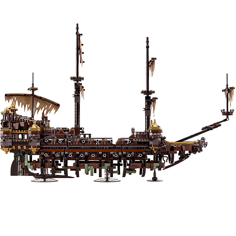 Модели Building Toy Slient Mary набор 2344 шт. 16042 строительные блоки Совместимые Пираты