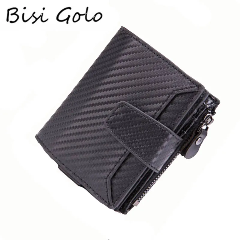 

BISI GORO, мужской металлический держатель для кредитных карт, Модный женский кошелек, высококачественный кошелек из искусственной кожи, дорож...
