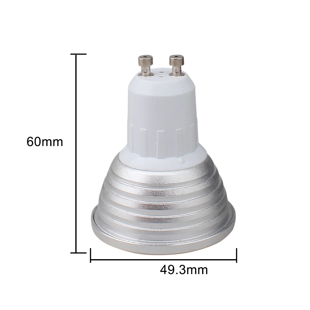 4X RGB 3WBulb лампа 16 Цвета изменение 85V 265V для сцены DJ диско свет затемнения