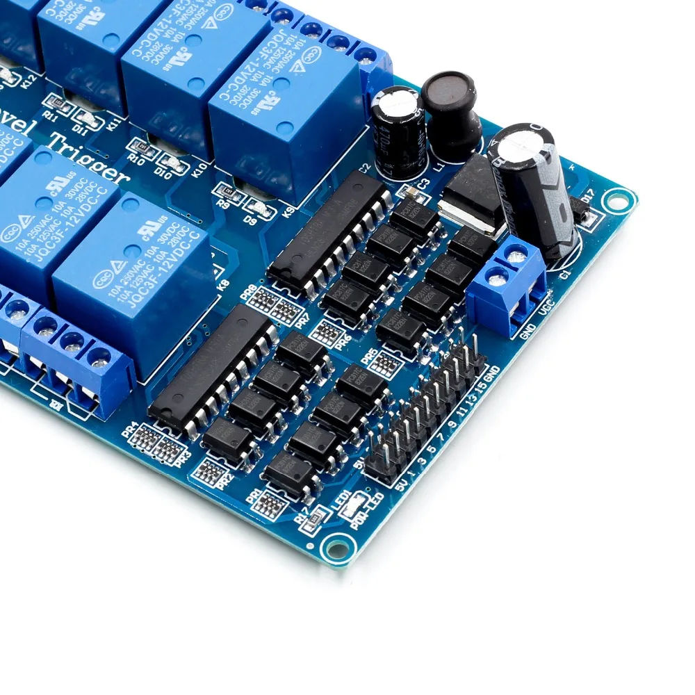 12В 16-канальный релейный модуль для arduino ARM PIC AVR DSP электронная релейная пластина