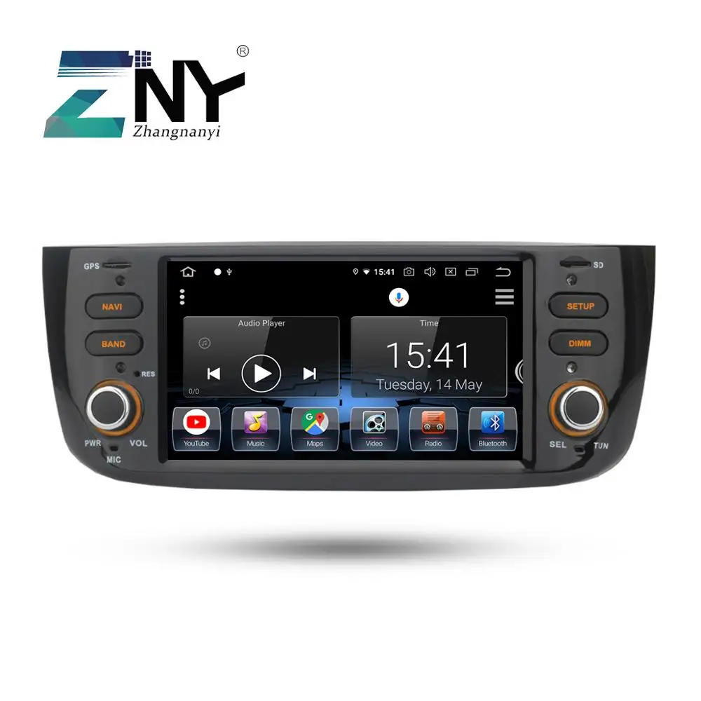 Android 9 0 Автомобильная Радио для Grande Punto Linea 2012 2015 Мультимедиа Аудио Видео FM RDS Wi Fi gps