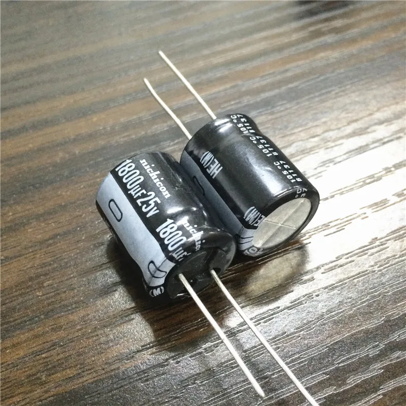 50 шт. 1800 мкФ 25 В NICHICON он серии 16x20 мм супер низкой Impdance 25V1800uF Алюминий