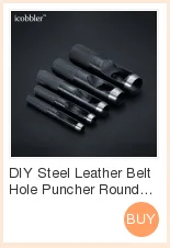 Автоматический пробойник для ремней leather craft сменный длинный беззвучный перфоратор+ 6 наконечников