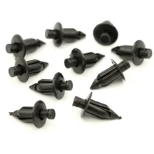 Stock 10X 4mm 5mm 6mm Rivet Fairing Body Trim Panel Fastener Screw Push Pin Clips nut For Suzuki Honda Yamaha Kawasaki Universal