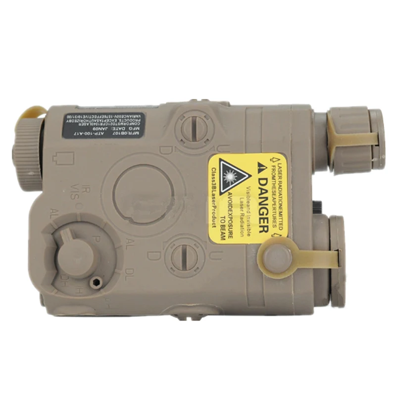 Тактический чехол для аккумулятора PEQ 15 + красный лазерный точечный Черный DE FG |