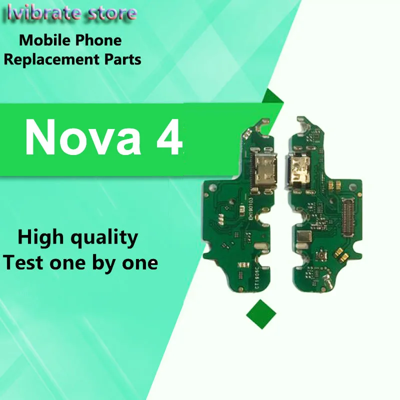 

Плата зарядного устройства для Huawei Nova 4 USB, гибкий кабель, крышка для док-станции Huawei Nova4, порт для зарядки, гибкий кабель, Модульная плата