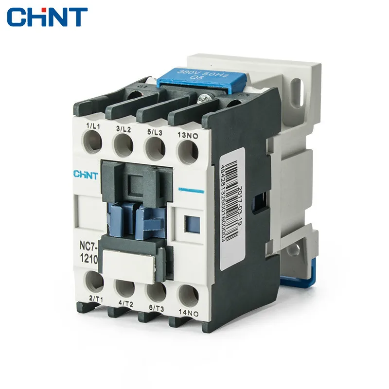 Чинт Связь контактор NC7 1210 220 В однофазный 12a 380 трехфазный 110 24 В|contactor 220v|chint contactor220v
