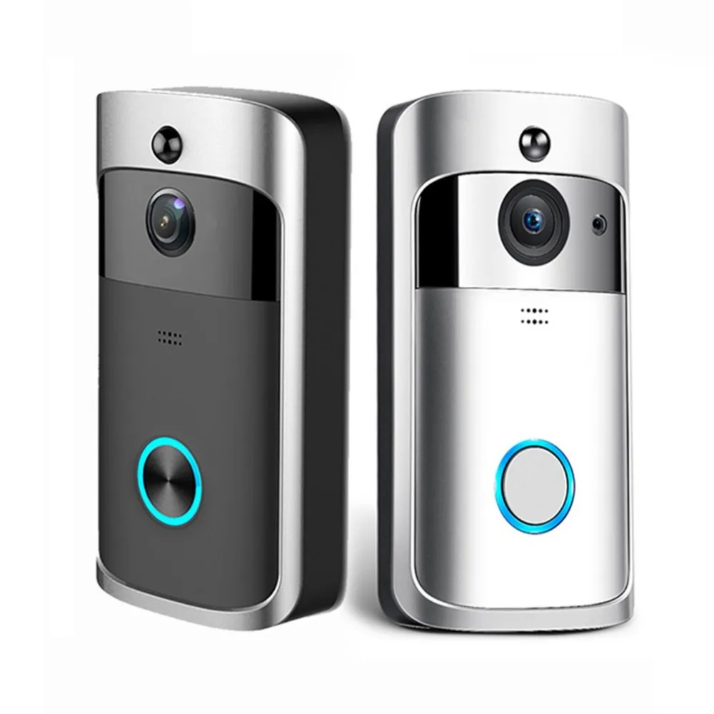 M5 Night Vision WIFI Smart Video Doorbell Wireless Portable Home Door Bell Cordless Phone Intercom Parts | Безопасность и защита