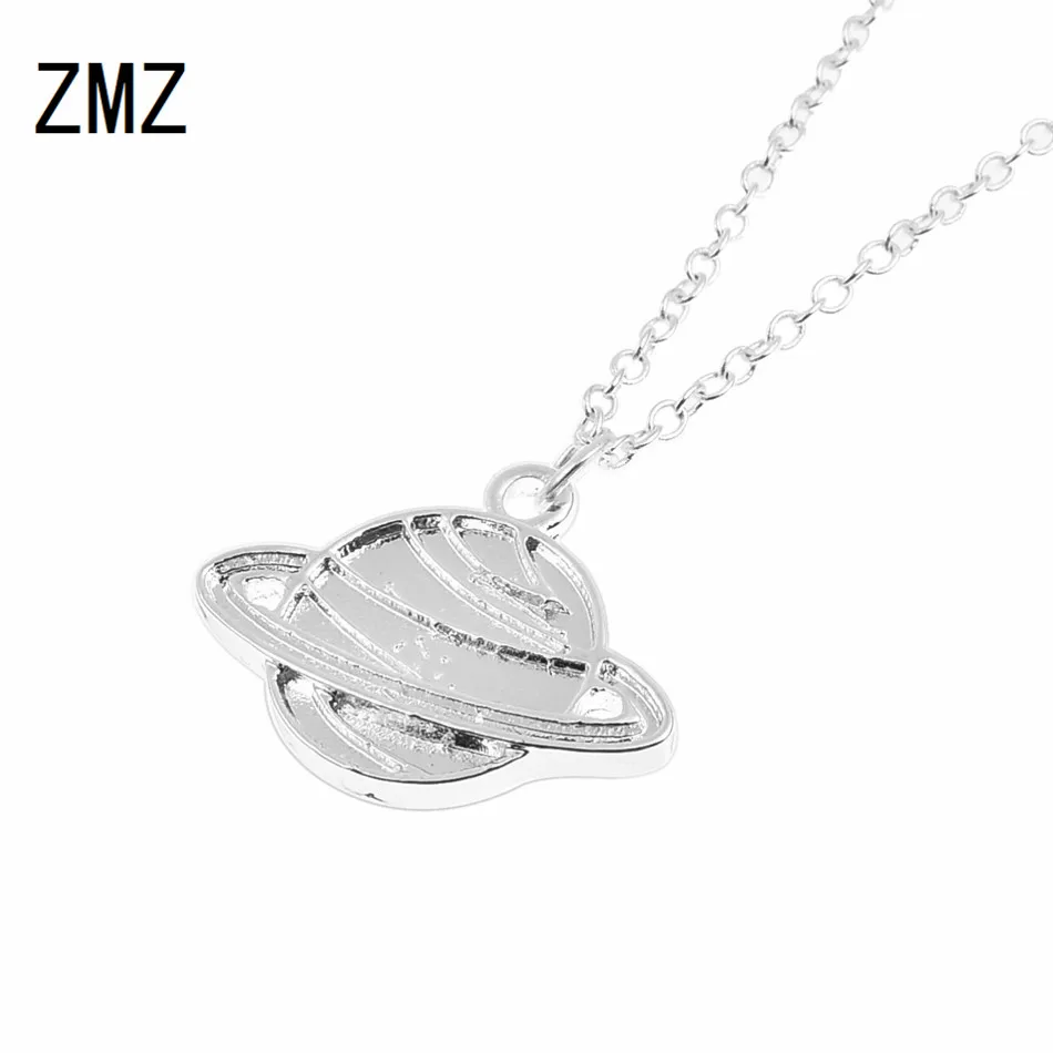 ZMZ 10pcs/lot 2018 Europe/US fashion planet pendant cute astronomy universe necklace gift for mom/friend party jewelry | Украшения и