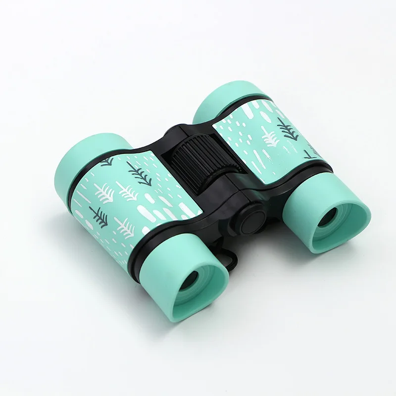 Портативный Детский бинокль JAWEKE 4x30 цветной Телескоп для детей резиновый захват
