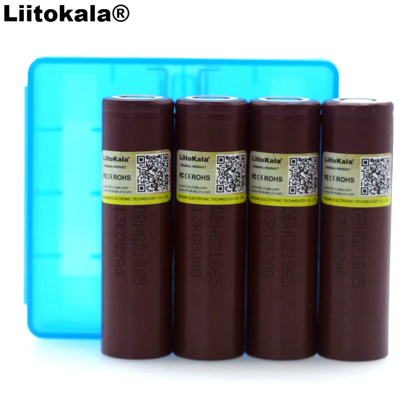 

Аккумулятор Liitokala HG2 18650, 3000 мАч, 3,6 В, 20 А, 4 шт.