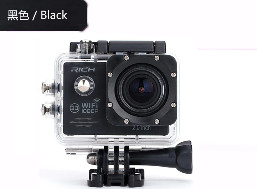 Новая экшн-камера Full HD 1080P 30FPS богатый Stlye Novatek96655 Wifi Водонепроницаемая 30 М камера для дайвинга на открытом воздухе