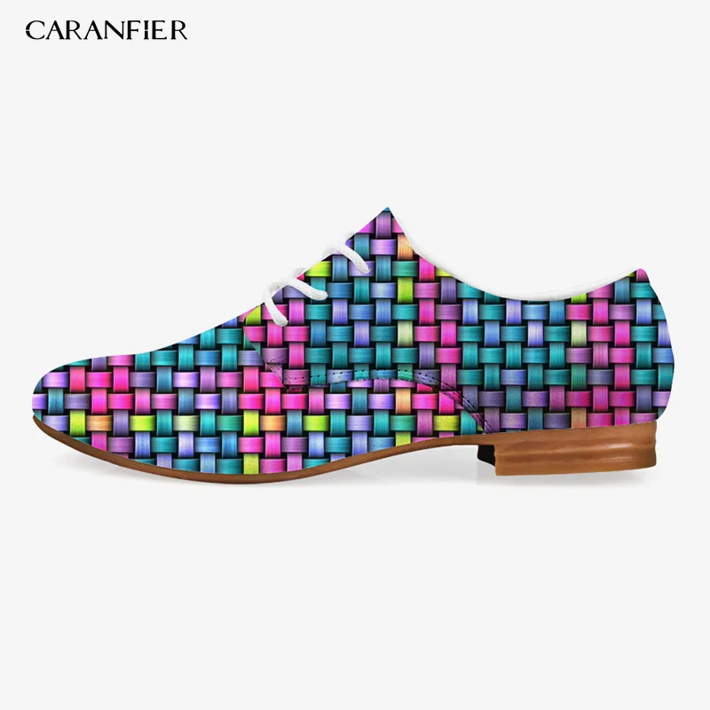 CARANFIER/Новые весенние женские туфли-оксфорды на плоской подошве с острым носком