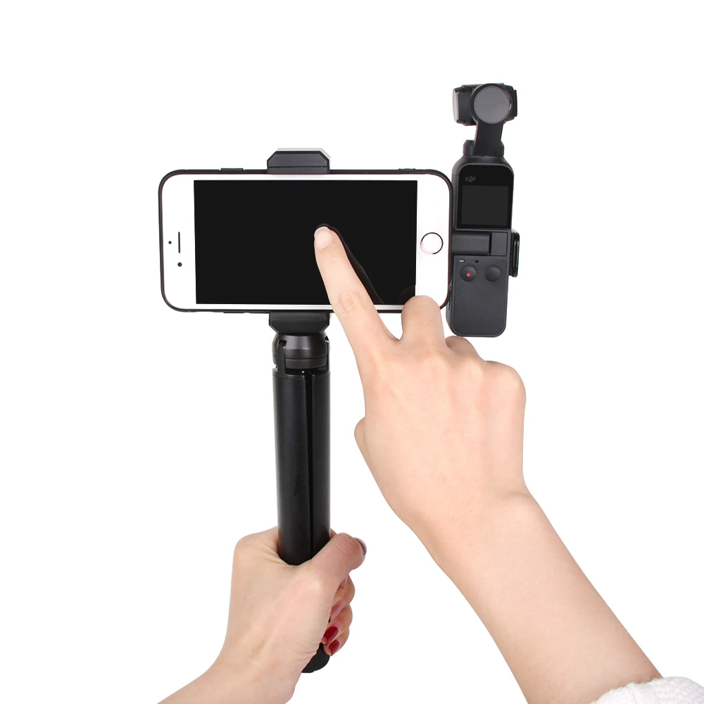 

For DJI Osmo Pocket Shorty Handgrip Extension Pole Rod Extendable Monopod Tripod Selfie Stick Bracket Mount for iPhone VS GOPRO