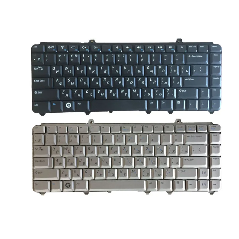Русский серебро/черный для DELL 1420 1400 PP22L 1318 1545 PP29L 1520 1525 PP26L 1521 1526 PP14L PP41L M1530
