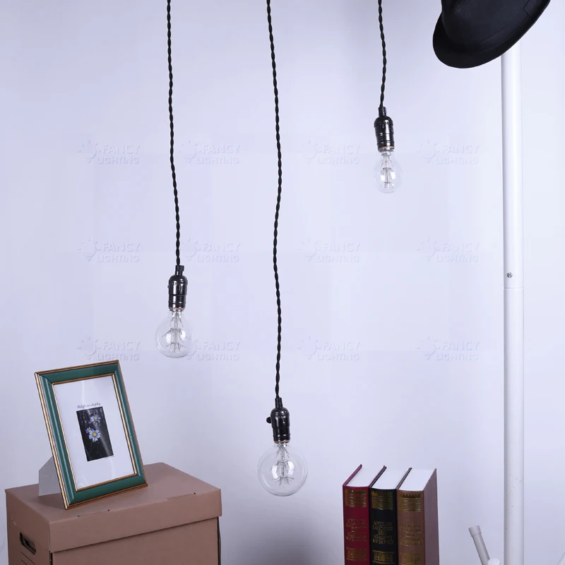 3 шт. патрон E27 с евровилкой 5 м|spider lamp|pendant lamppendant lights spider |