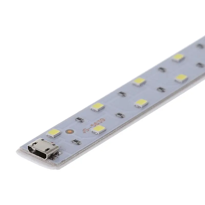 Светодиодный светильник с полоской USB печатной платы Портативный Гибкий белый